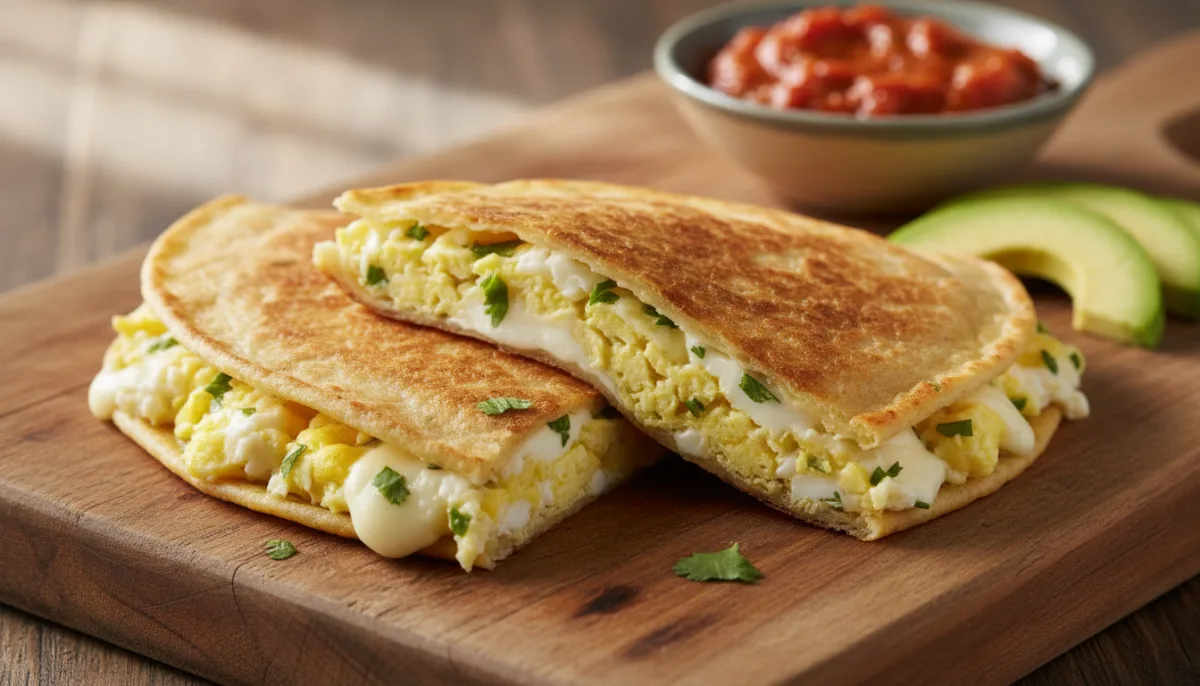 Speedy Mexican Breakfast Quesadillas
