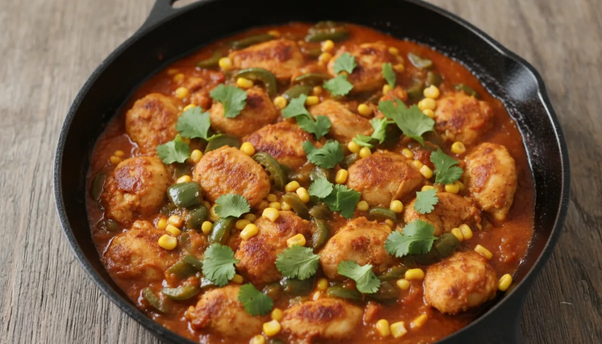 Zesty Chicken and Poblano Skillet