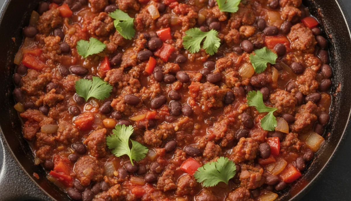 Zesty Chorizo & Black Bean Skillet