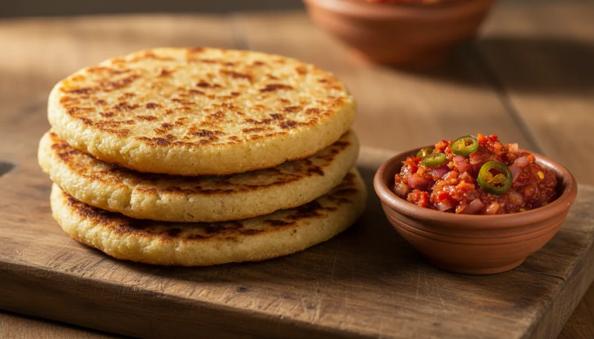 Authentic Sri Lankan Pol Roti with Fiery Lunumiris