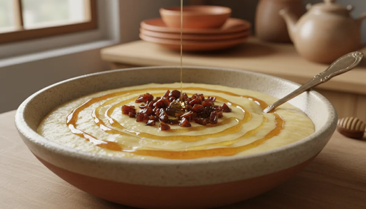 Sudanese Asida: Sweet Porridge with Dates and Honey