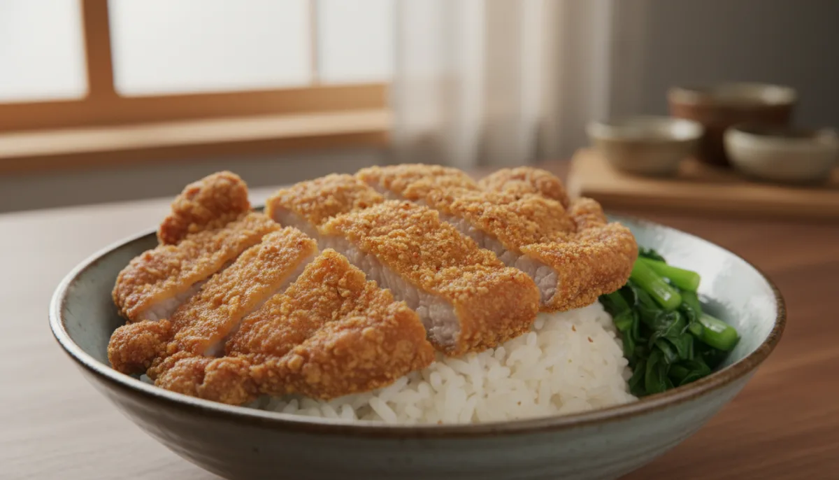 Costolette di Maiale Fritte Taiwanesi con Riso (Pai Gu Fan)