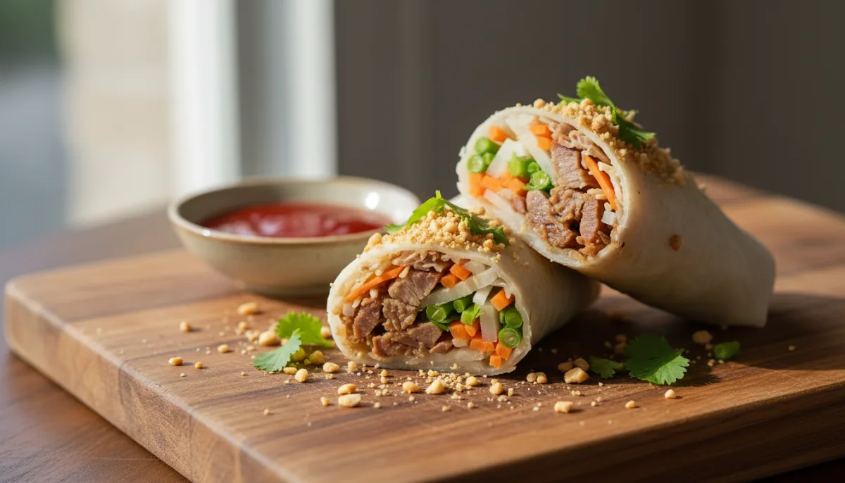 Popiah Tajvaneze (Rrolla Pranvere të Freskëta)