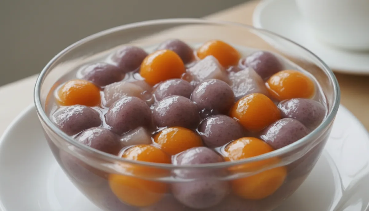 Sopa de Postre Taiwanesa de Bolitas de Taro (Q Taro)