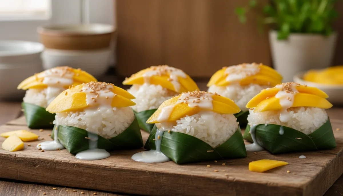 Thai Coconut Mango Sticky Rice Cups