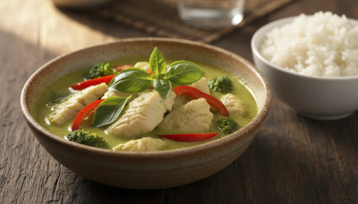 Curry Verde Thai con Pesce