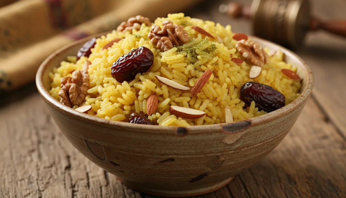 Dre-si Tibetano (Arroz Doce com Tâmaras e Nozes)
