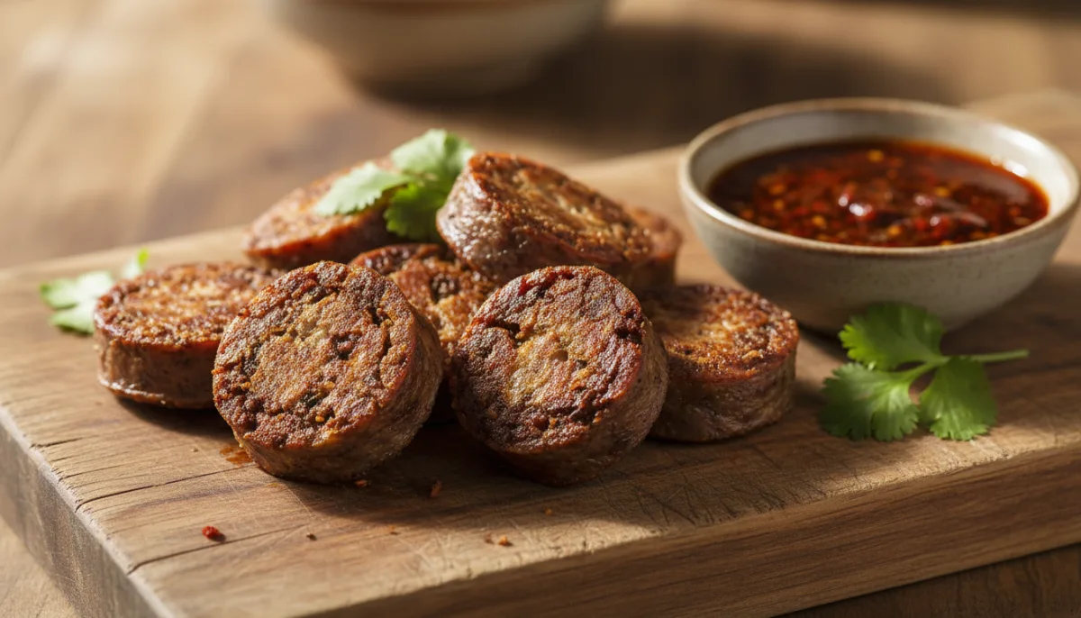 Himalayan Blood Sausage with Rice and Aromatic Spices