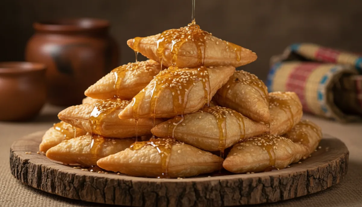 Sweet Honey Sesame Khapsey