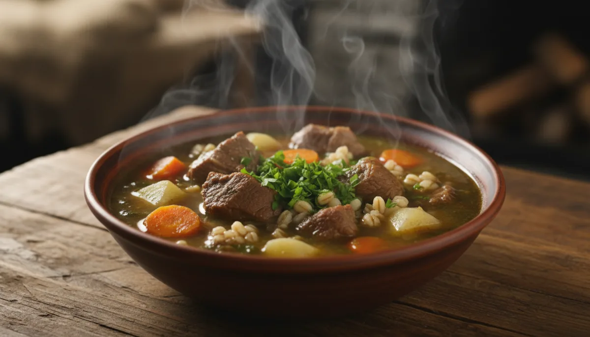 Hearty Icelandic Lamb and Vegetable Soup (Kjötsúpa)