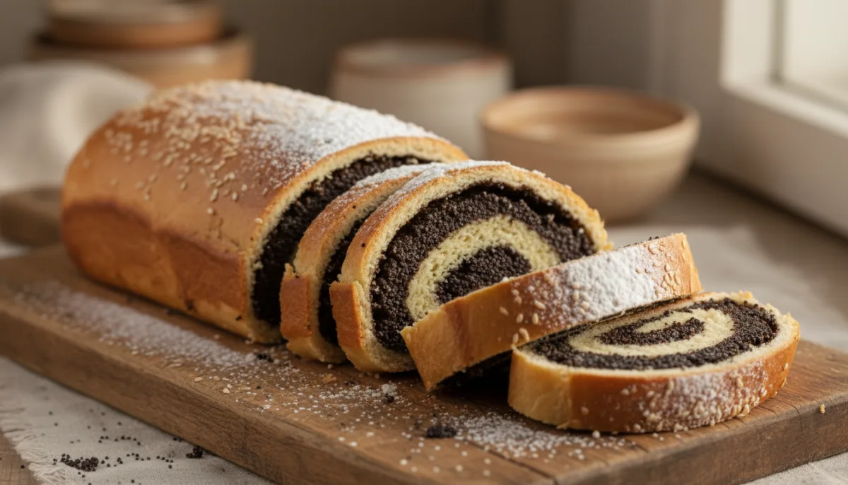 Rollo de Semillas de Amapola Lituano Tradicional (Aguonų Vyniotinis)