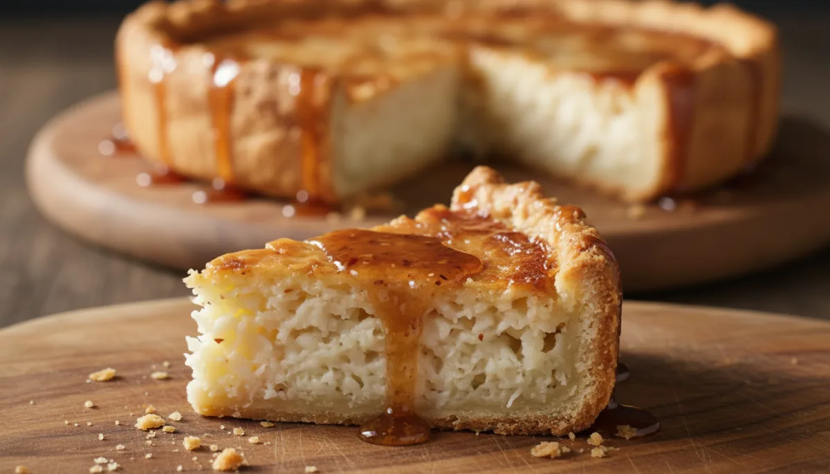 Torta de Coco Trinitária com Glacê de Rum Temperado