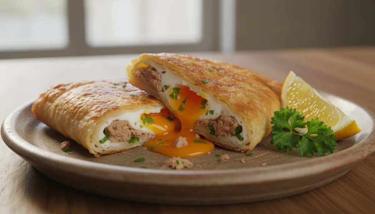 Brik Tunisino con Tonno e Uovo