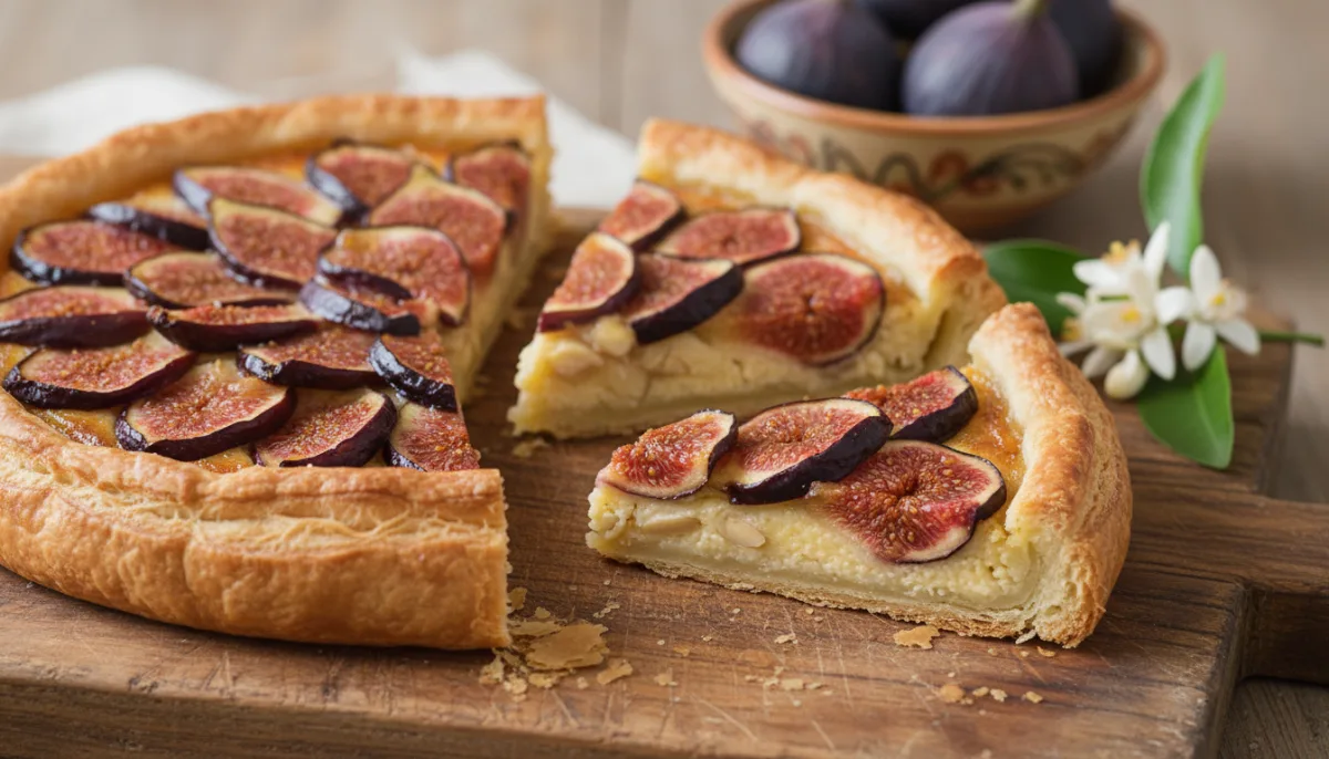 Tarta Tunecina de Higo y Almendra con Glaseado de Azahar