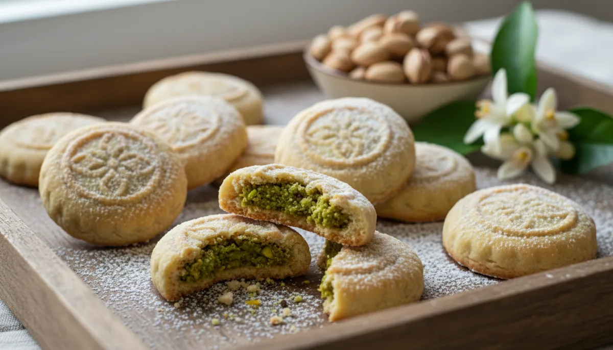 Ma'amoul Tunecinos de Azahar y Pistacho