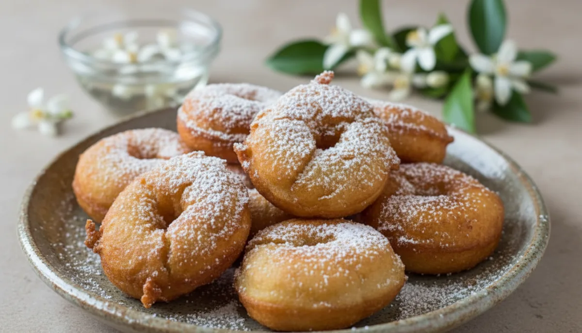 Buñuelos Tunecinos de Azahar (Ftaier)