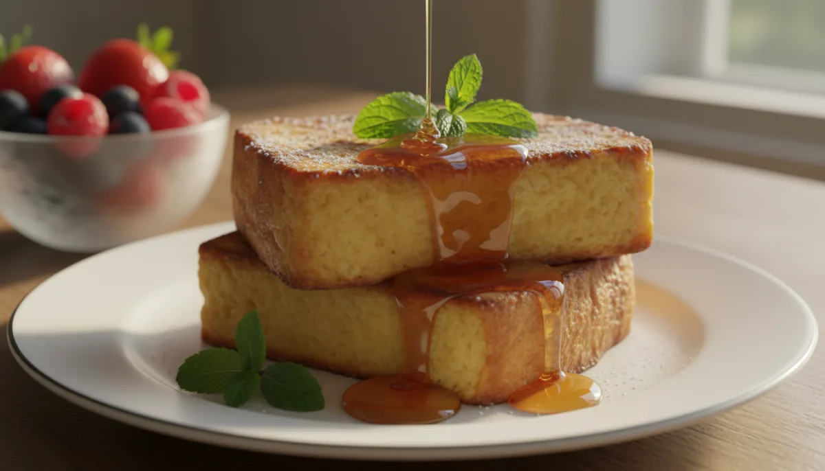 Tost Francez i Mbushur me Rikota dhe Mjaltë, sipas Shijes Tuniziane