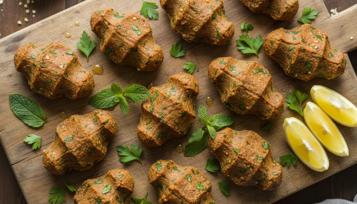 Turkish Bulgur and Herb Patties (Mercimek Köftesi)