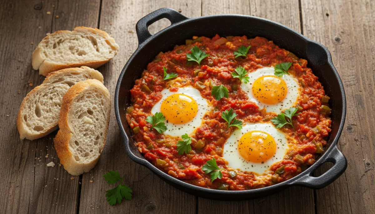 Menemen: Omëletë Turke me Vezë dhe Domate