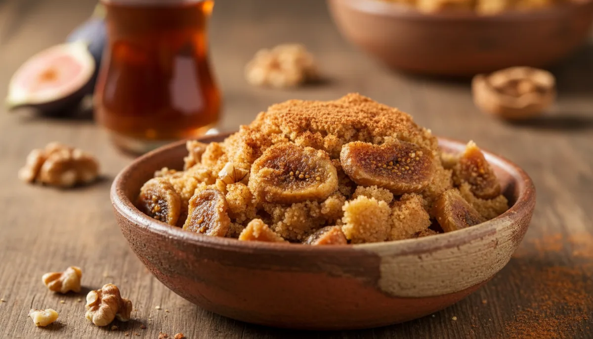 Halva Turca de Sémola con Higos y Nueces