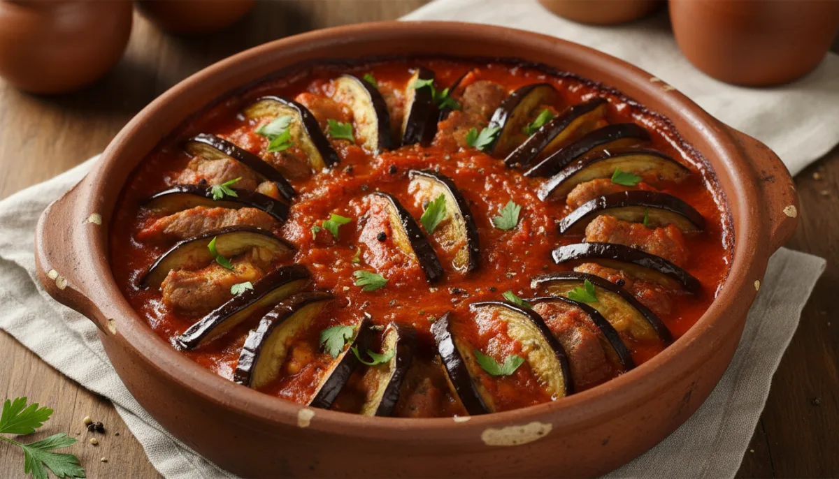 Turkish Lamb and Eggplant Casserole (Patlıcan Kebabı)