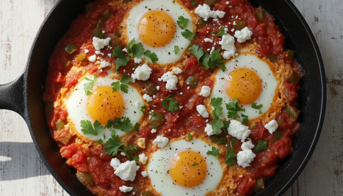 Menemen Turk me Feta në Tigan