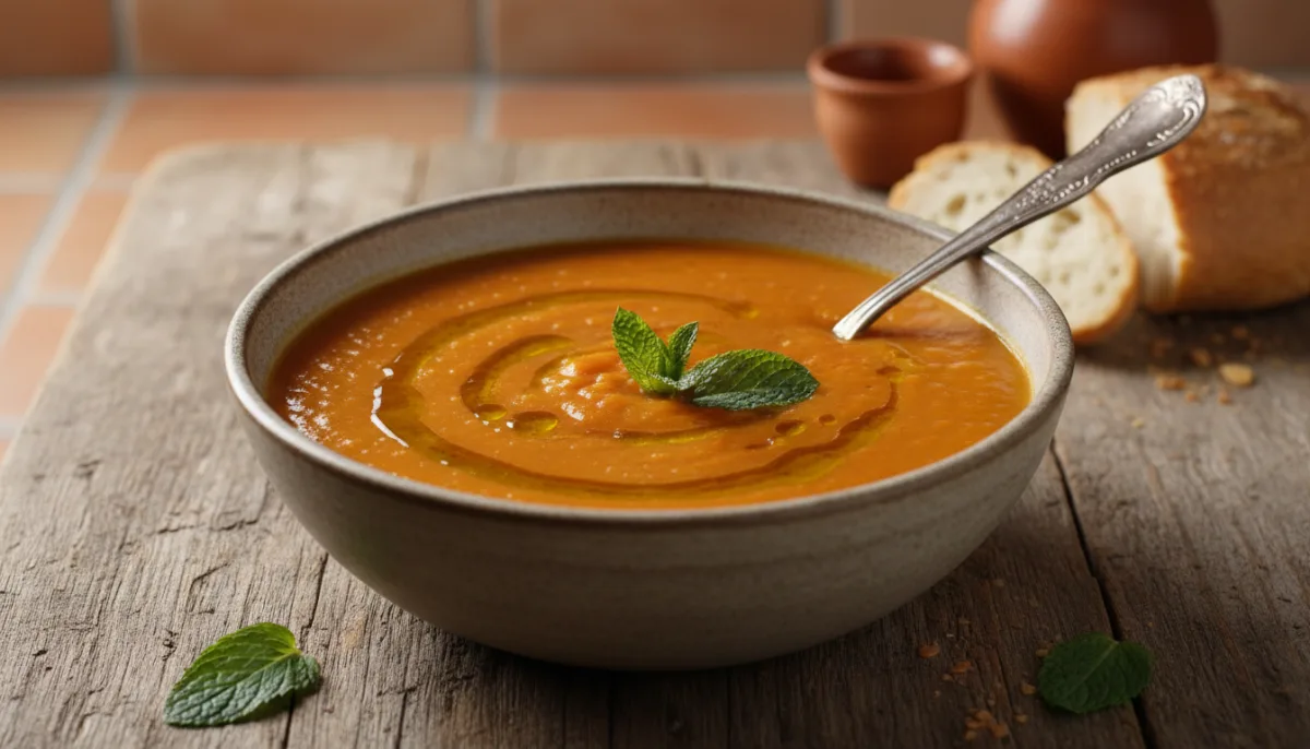 Soupe Turque de Lentilles Corail et Menthe (Mercimek Çorbası)