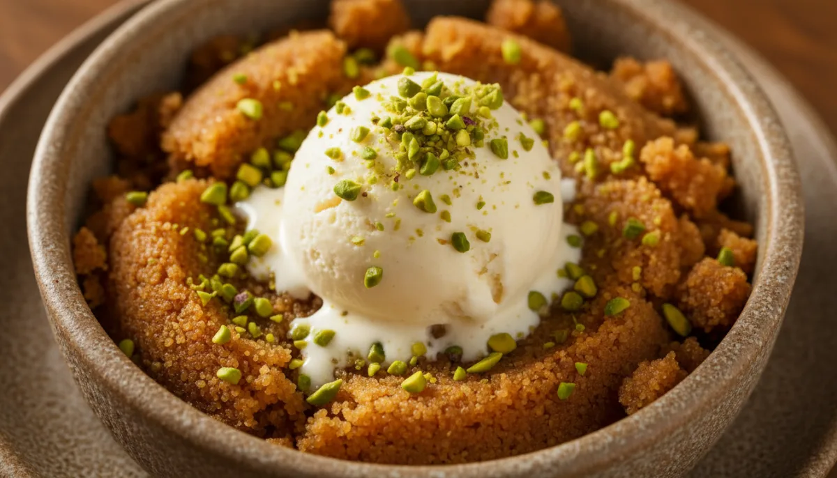 Halva Turco de Sémola con Helado