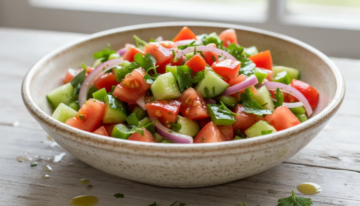 Turkish Shepherd's Salad (Çoban Salatasi)