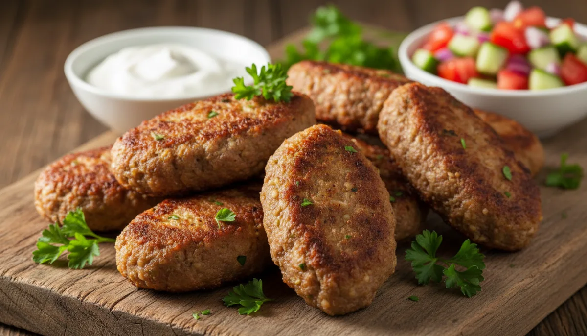 Turkish Spiced Ground Beef and Bulgur Patties (Köfte)