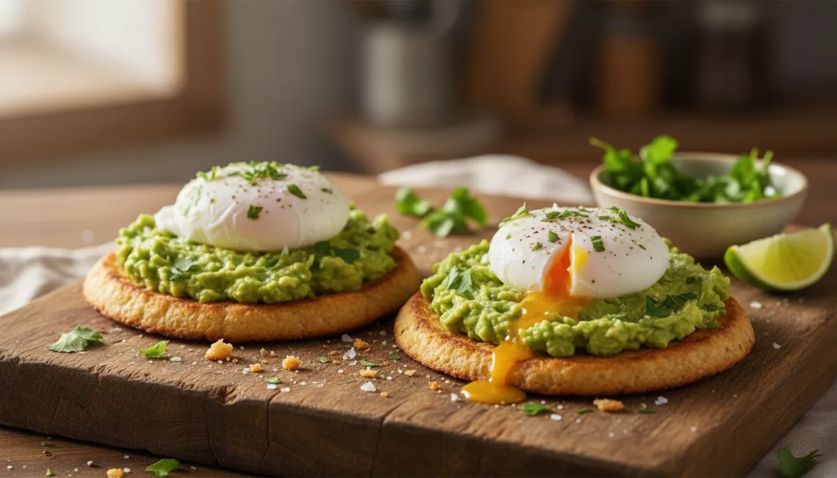 Uruguayan Tostadas with Avocado and Poached Eggs