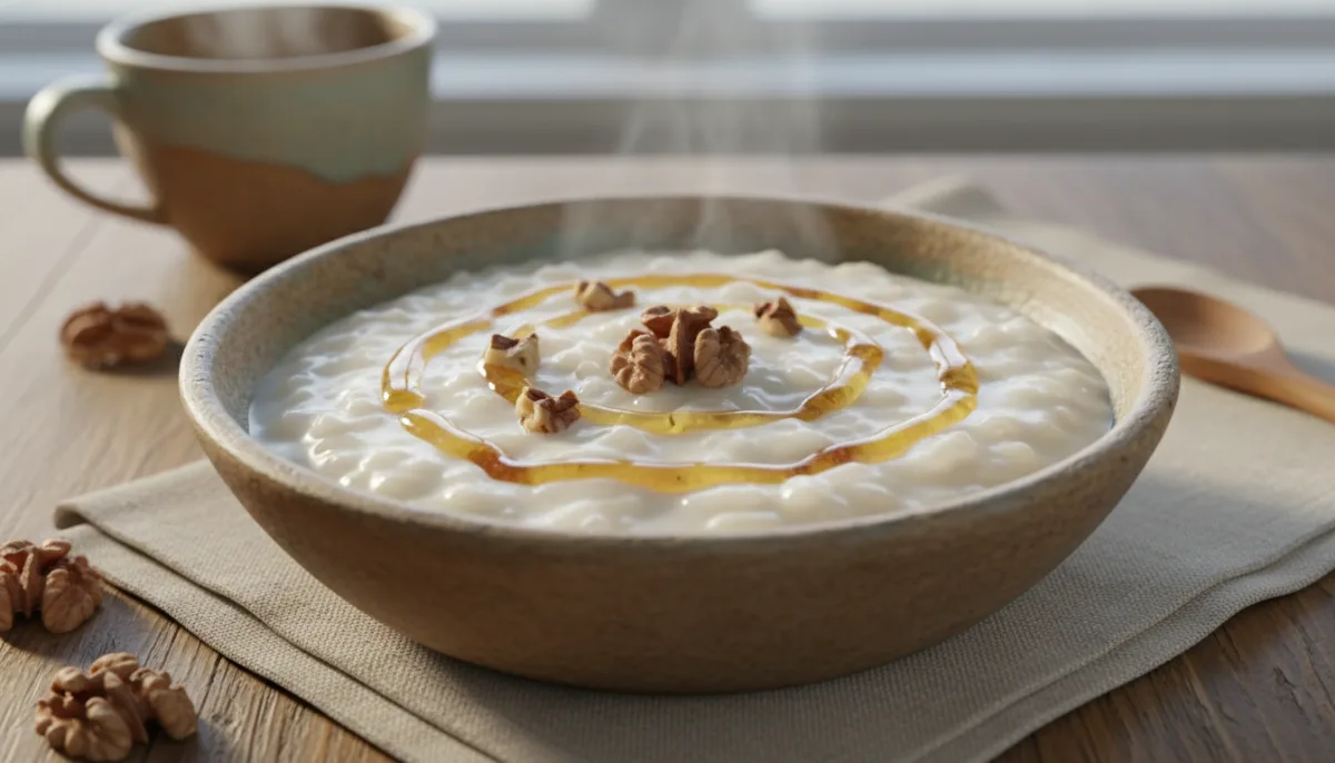 Uzbek Shirguruch: Sweet Rice Porridge with Milk and Honey