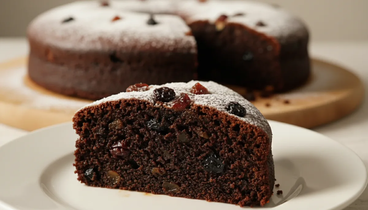 Venezuelan Torta Negra with Dried Fruits and Rum