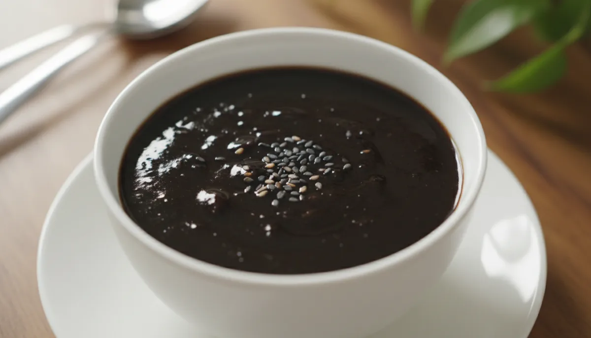 Sopa Dulce Vietnamita de Sésamo Negro (Chè Mè Đen)
