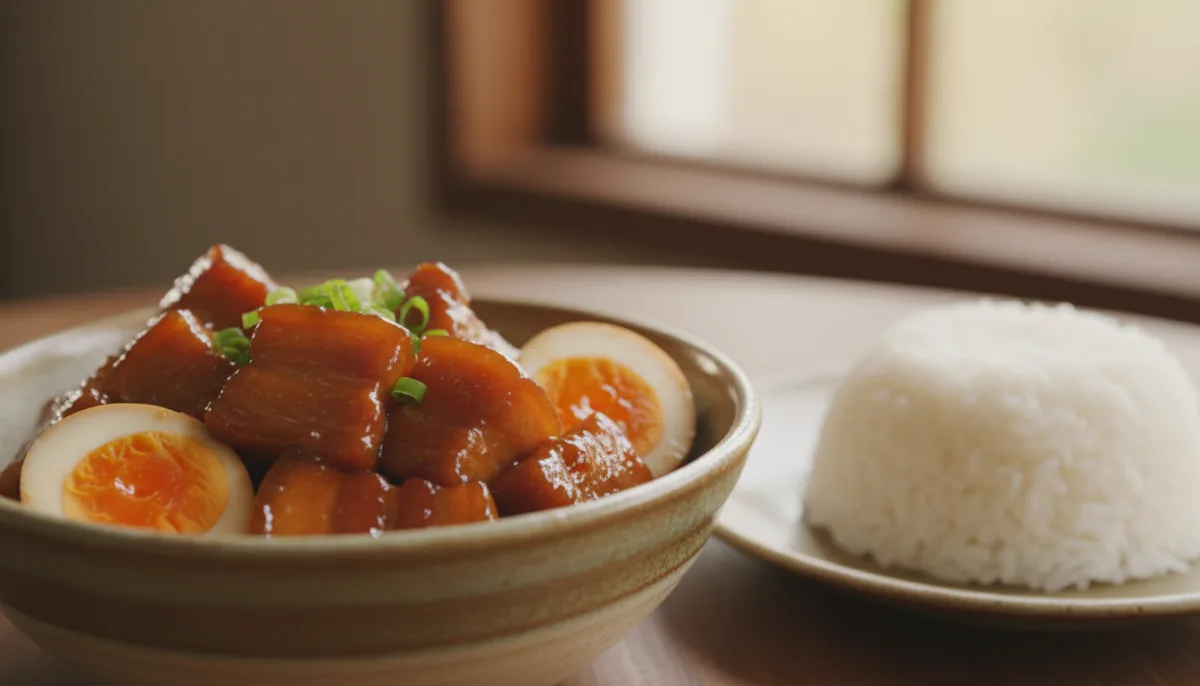 Poitrine de Porc Caramélisée aux Œufs à la Vietnamienne (Thịt Kho Trứng)