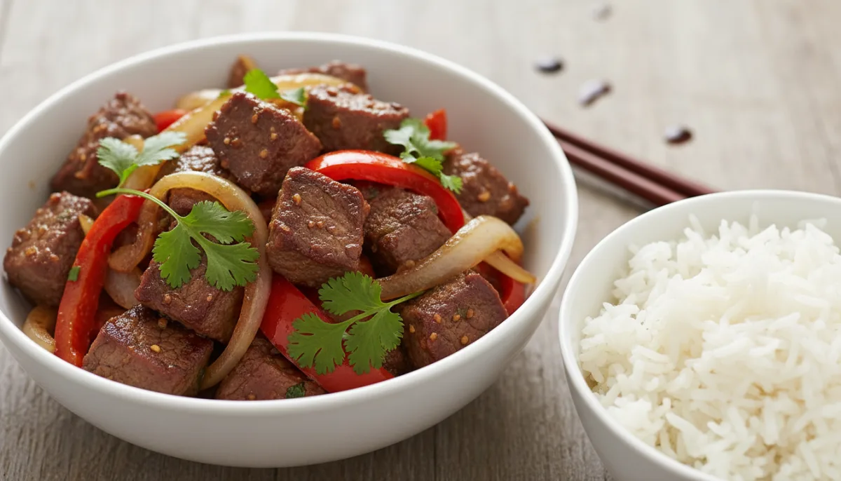 Manzo Saltato Vietnamita (Bò Lúc Lắc)
