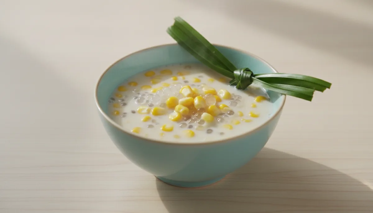 Sopa Vietnamita de Maíz Dulce y Leche de Coco (Chè Ngô)