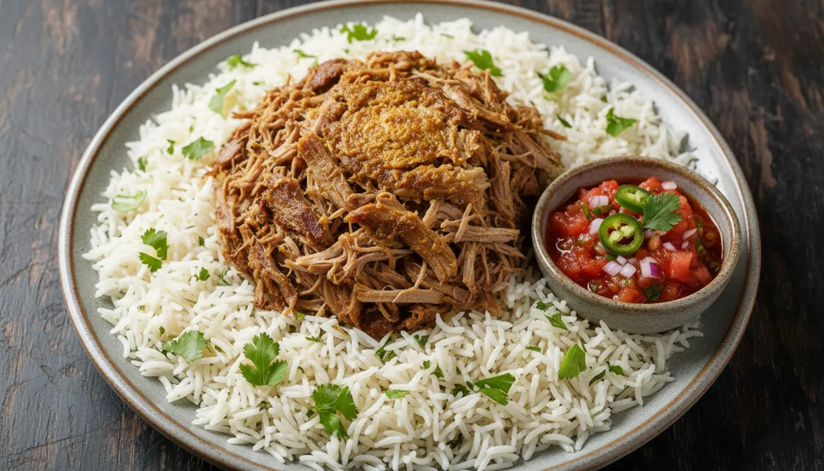 Haneeth Qengji Jemenit me Oriz Aromatik dhe Salcë Domatesh