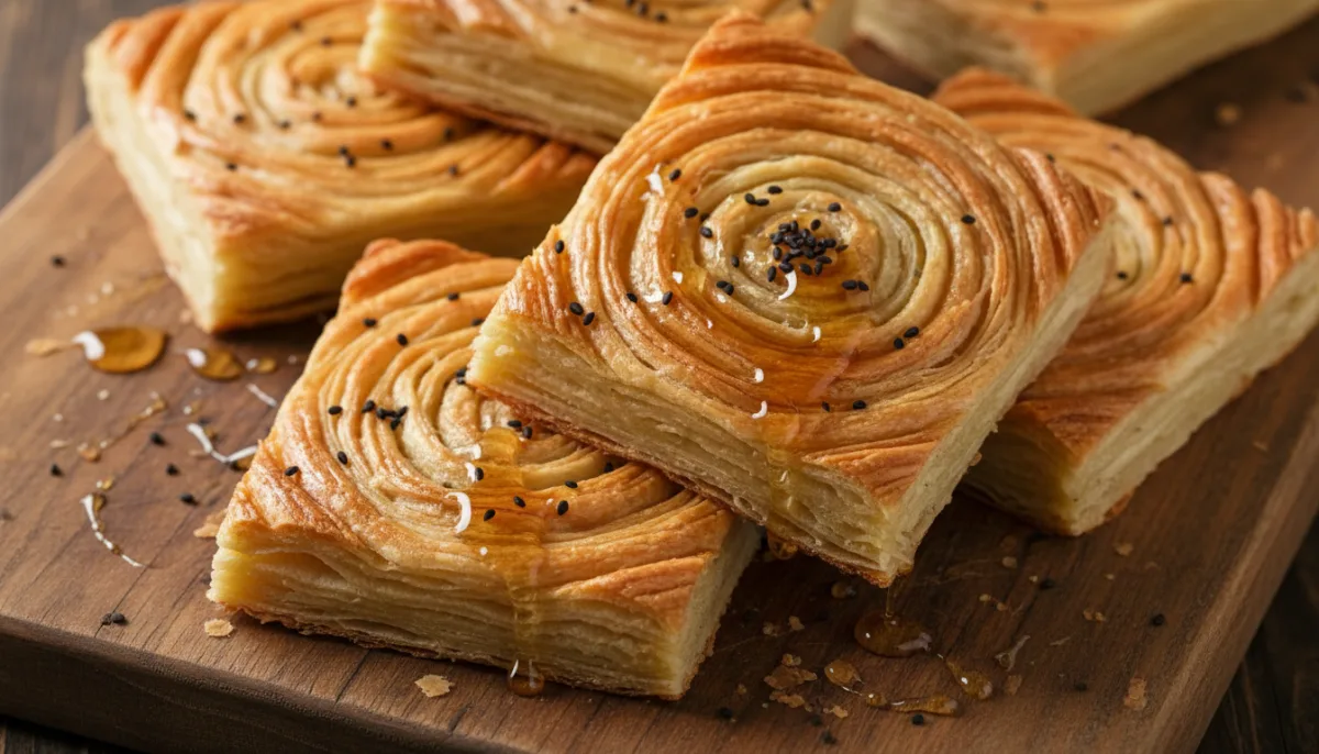 Yemeni Sabaya: Layered Honey Bread with Black Seeds