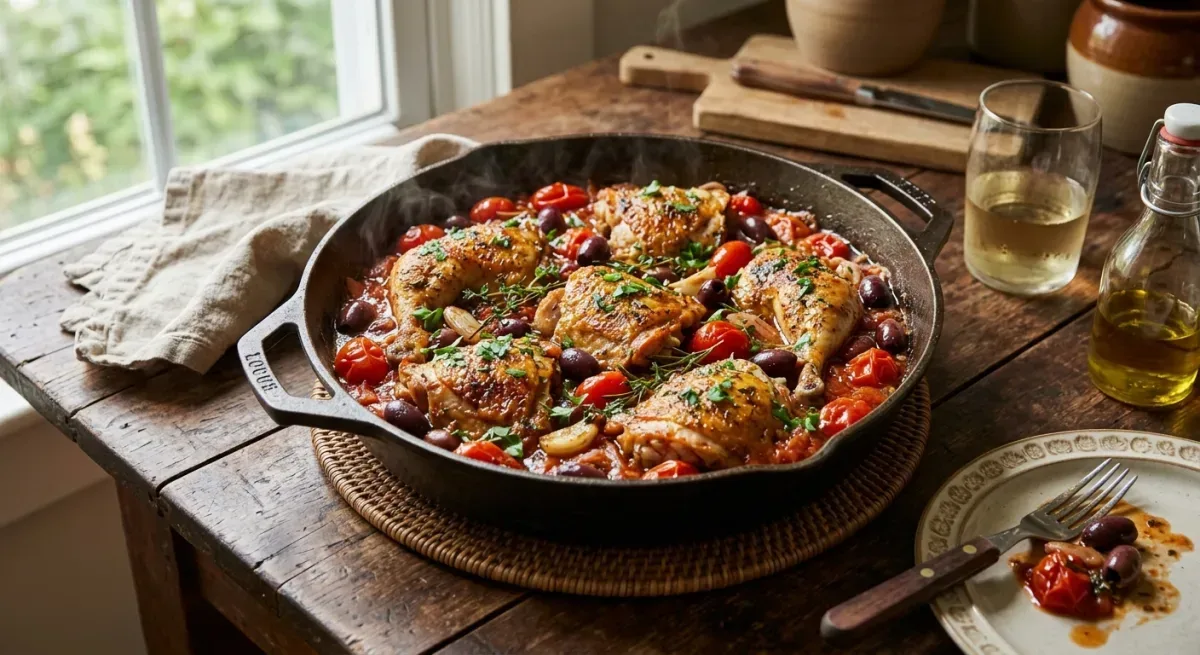 Classic French Chicken Provençal Skillet